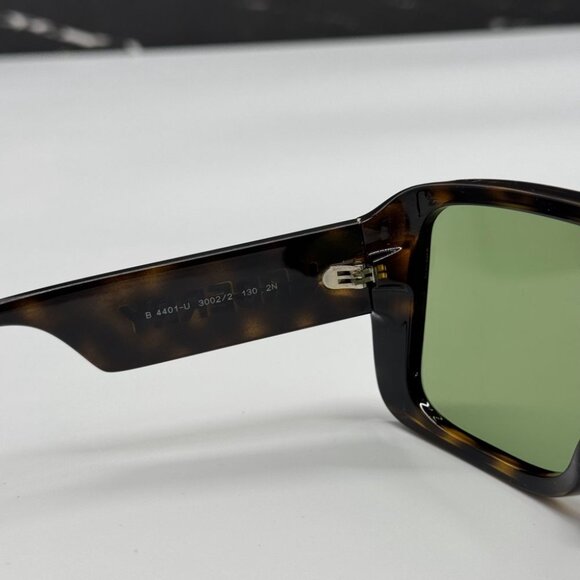 NEW BE4401U 3002/2  BURBERRY DARK HAVANA/GREEN MEN BURBERRY SUNGLASSES - Picture 8 of 11